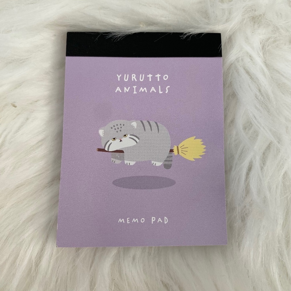 Cute Cat Print Memo Pad from Japan